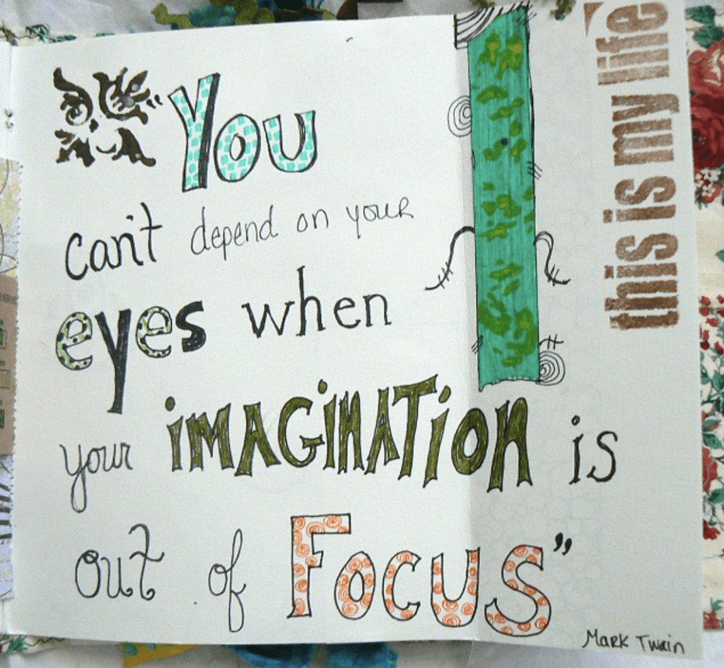 you cant trust your eyes imagination out of focus quote 1024x945 1 Graphic Design Inspiration : 15 creative ideas to spark your next project